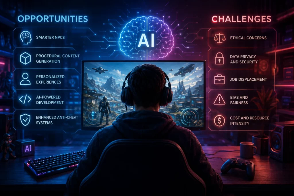 AI in Gaming: Opportunities and Challenges